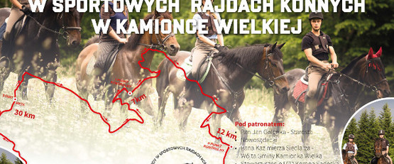 Zaproszenie na Sportowe Rajdy Konne w Kamionce Wielkiej