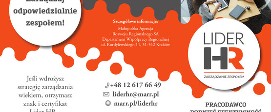 MARR zaprasza przedsiębiorstwa do udziału w projekcie "Lider HR"
