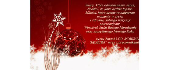 Wesołych Świąt Bożego Narodzenia